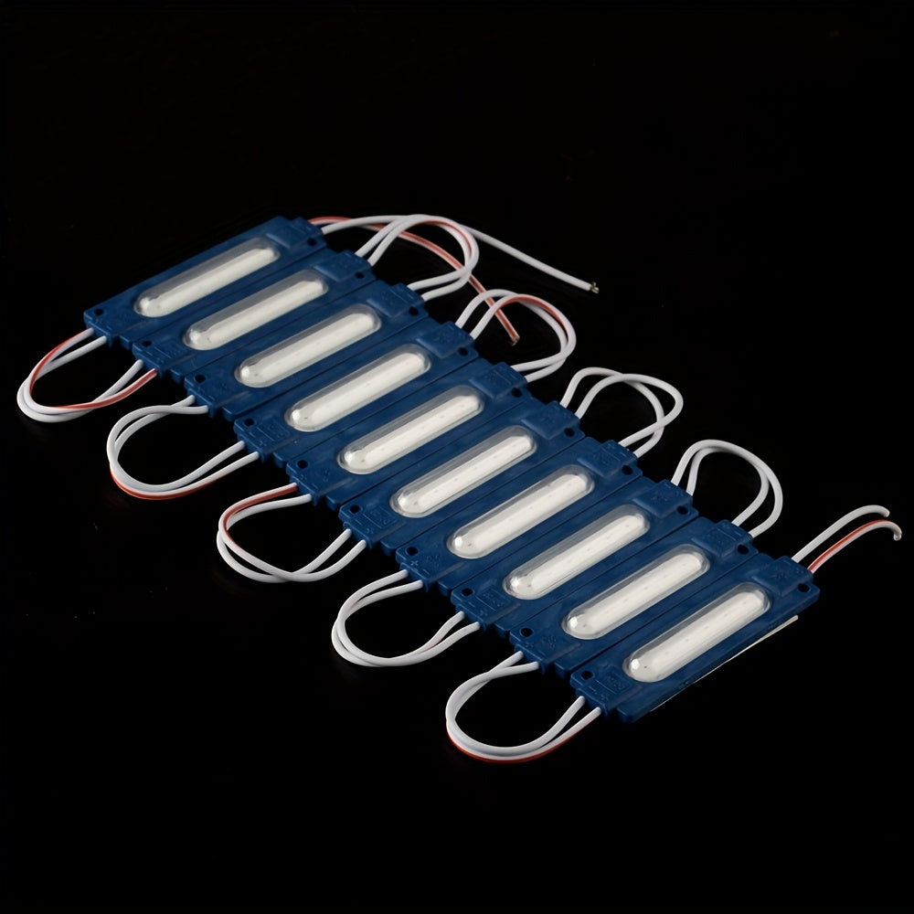 10PCS Módulos de luces LED COB para camión y coche DC12V 24V luces de advertencia laterales