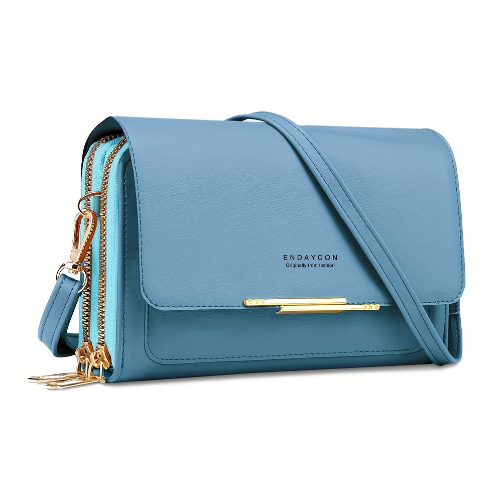 Small Square Crossbody Bag for Women PU Casual Lightweight with Adjustable Strap