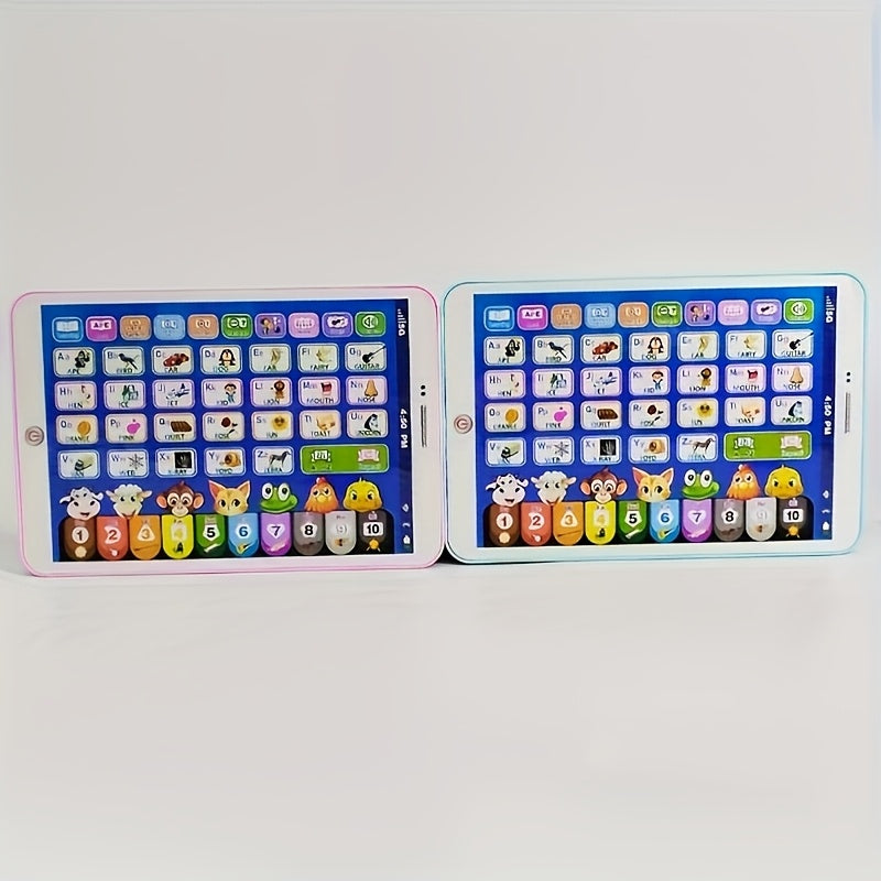 Educational Learning Toy for Early Alphabet and Music Development in Blue and Pink Durable ABS Resin Case for Children Ages 3+