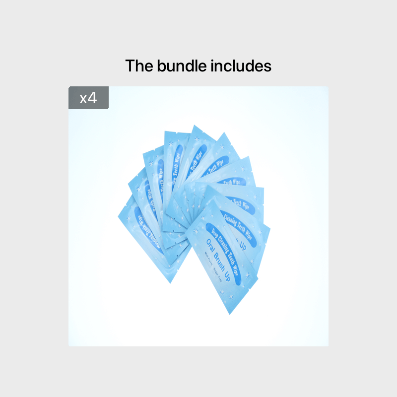 Disposable Finger Tooth Wipes 10 Pack Portable Oral Cleaning Travel Essentials