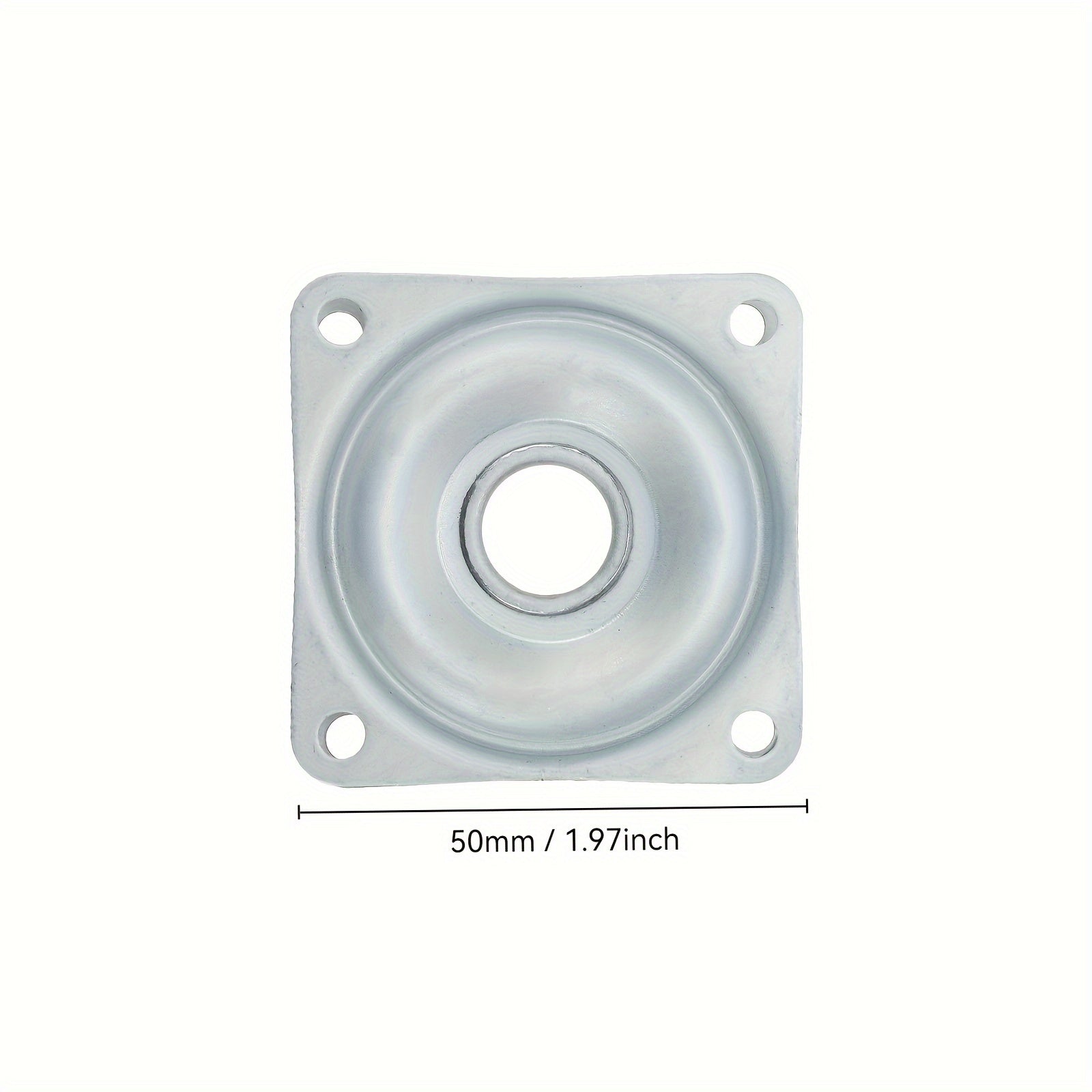 Set of 5 Square Turntable Bearings for Kitchen Hardware 3.81cm Diameter