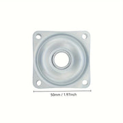 Set of 5 Square Turntable Bearings for Kitchen Hardware 3.81cm Diameter