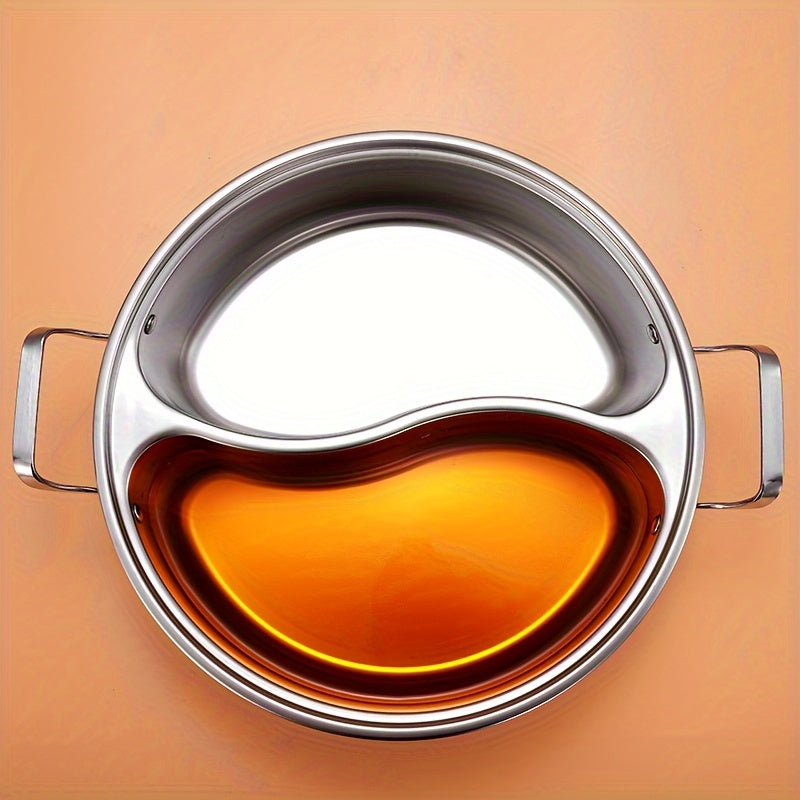 Large Capacity Stainless Steel Hot Pot and Soup Cooker for Induction Cooking