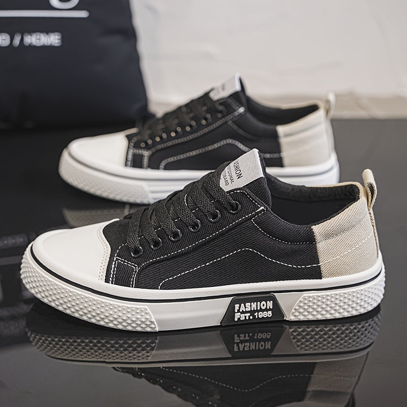 Men's Canvas Sneakers Casual Sports Low Top Plaid Summer Spring Fall