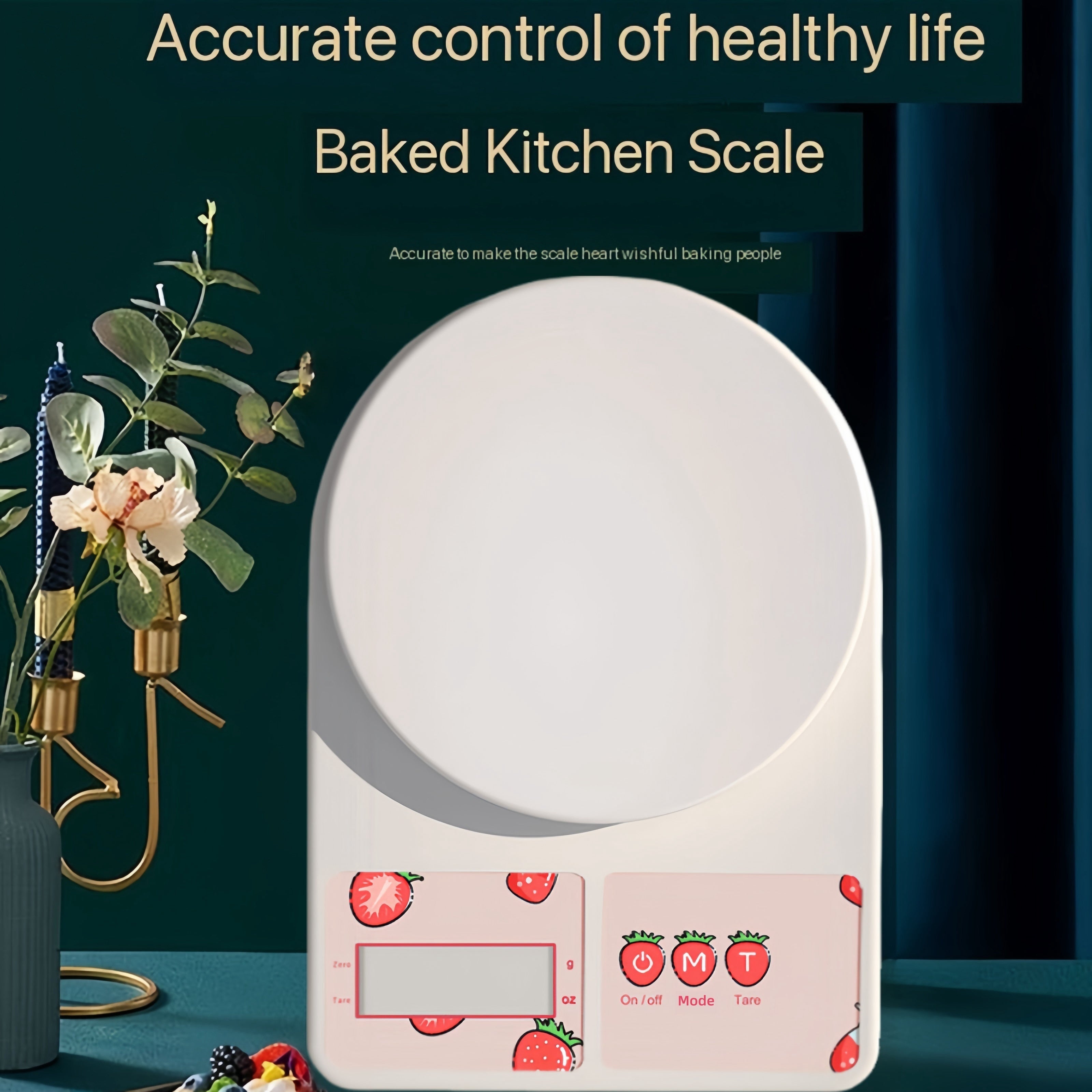 Digital Kitchen Scale 9.98KG with LCD Display for Baking and Cooking