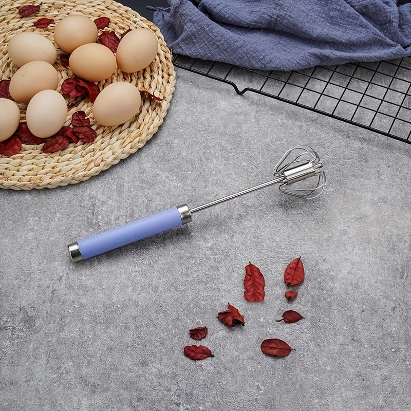 Stainless Steel Hand Egg Whisk for Effortless Beating and Stirring