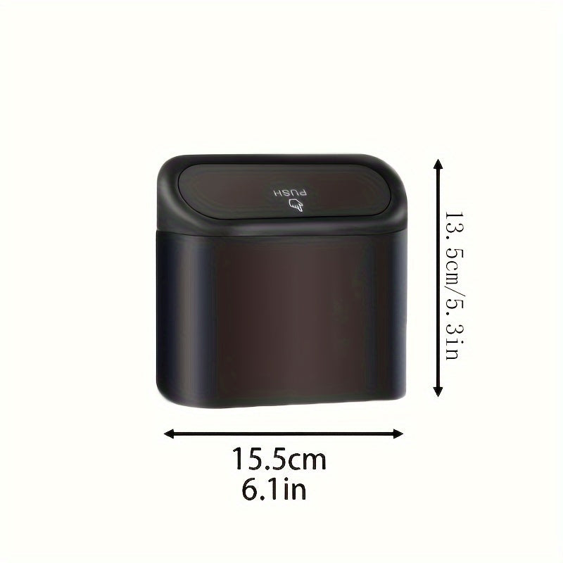 Мини-ведро для мусора в автомобиль с крышкой, герметичное, включает 30 мешков, органайзер для дверцы автомобиля