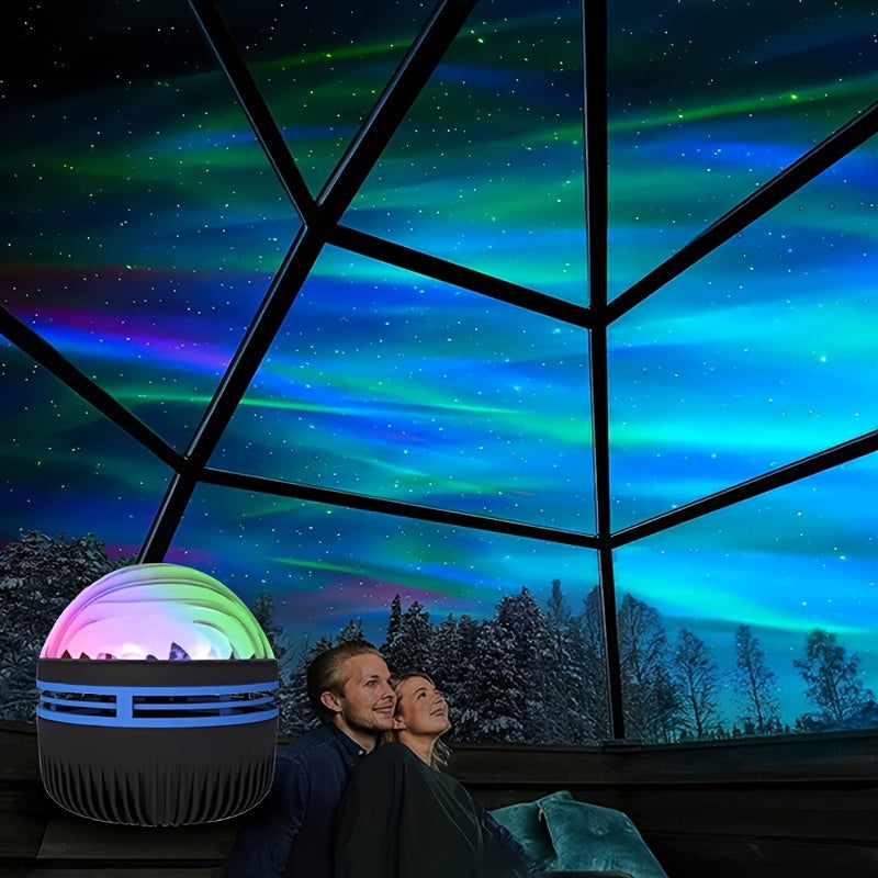 Water Ripple Projection Lamp USB Powered for Bedroom Living Room Decor