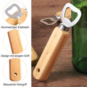 Personalized Wooden Bottle Opener for Holidays and Occasions Gift for Men