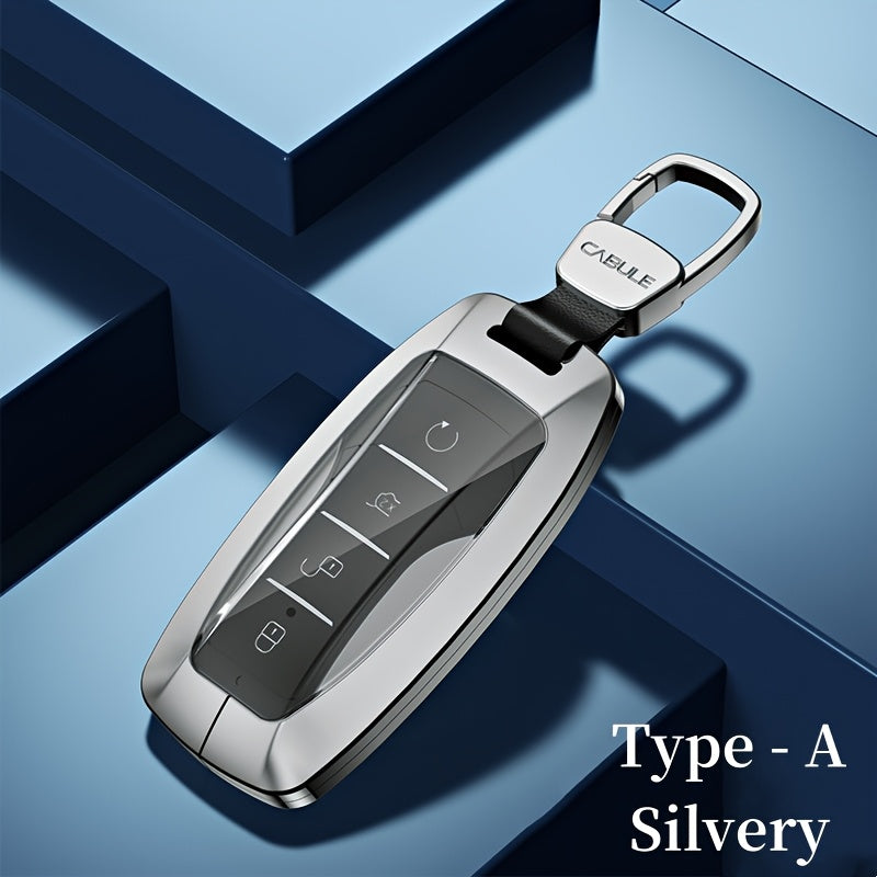 Car Key Case Aluminum Alloy Lightweight Seamless Fit for Qin Plus Song Plus Tang DMI Han Yuan