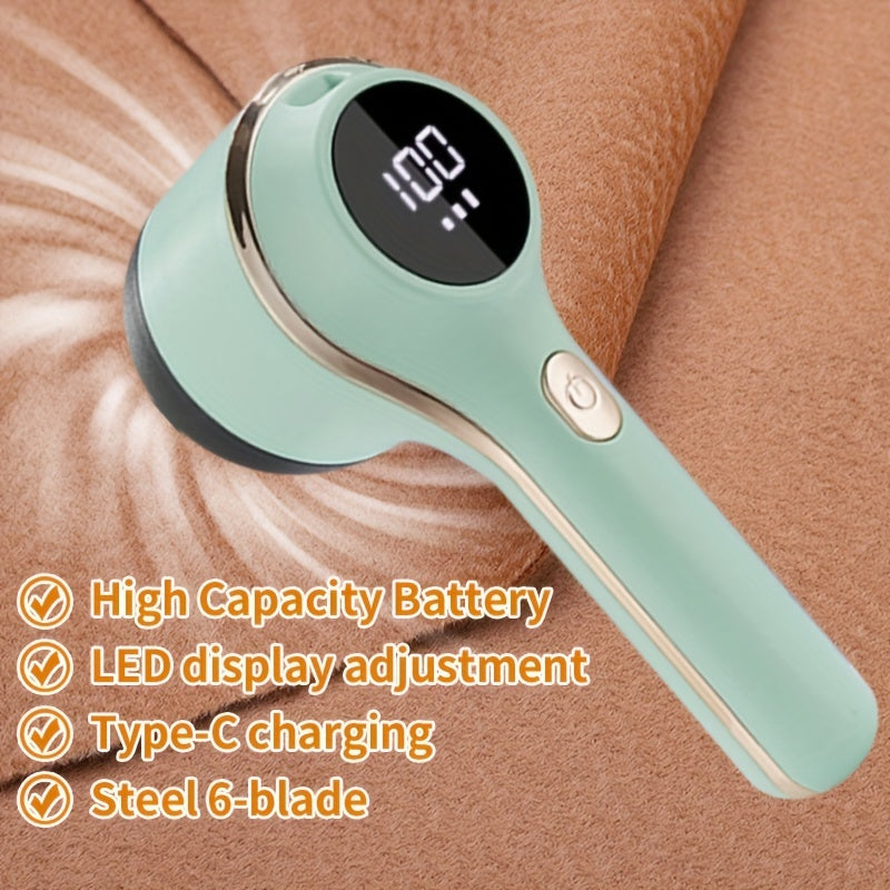 Portable USB Rechargeable Fabric Trimmer for Clothes Bedding Furniture Carpets