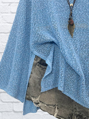 Women's Oversized Knit Loose Cardigan with Long Sleeves