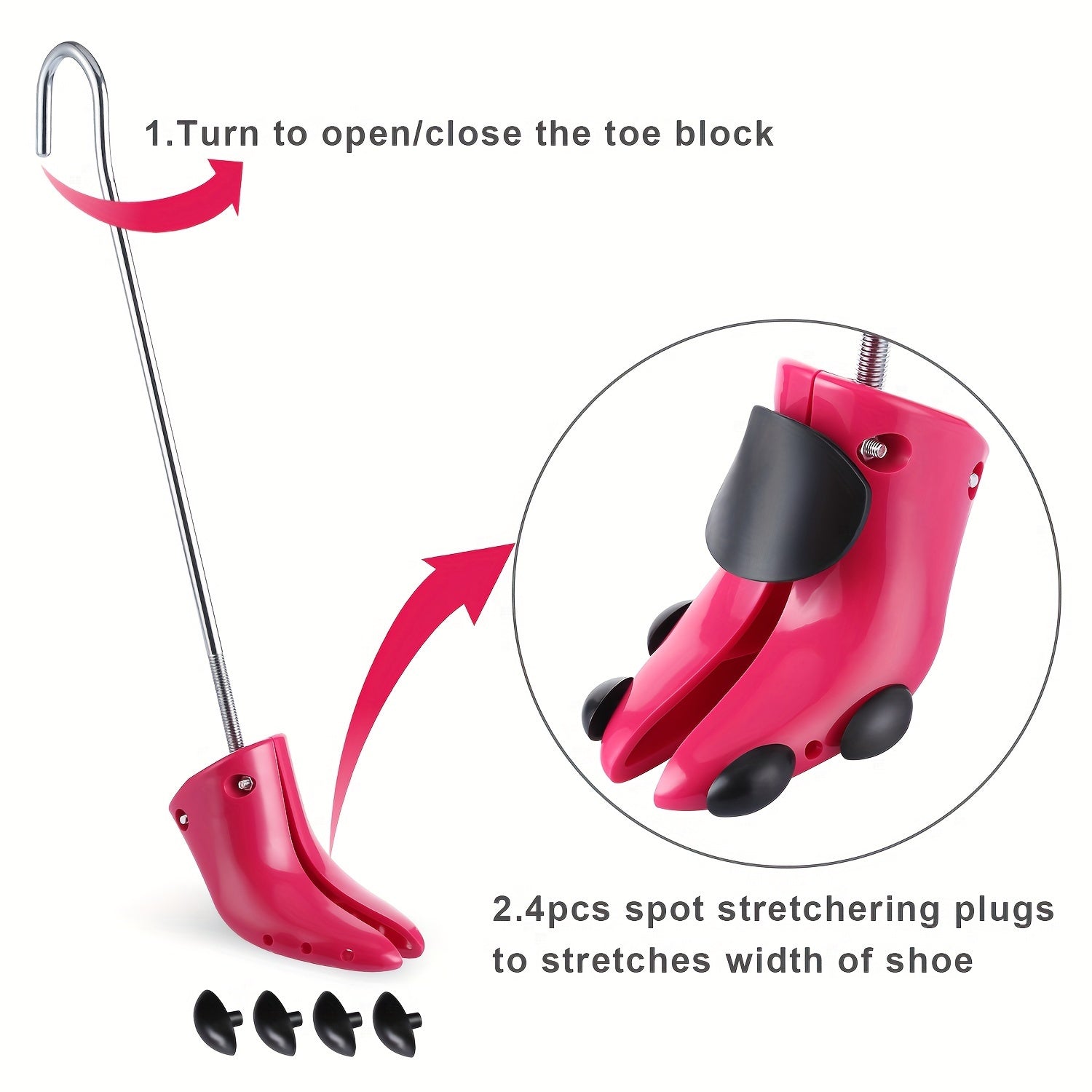 Women Shoe Stretcher Adjustable Expander for Wide Feet