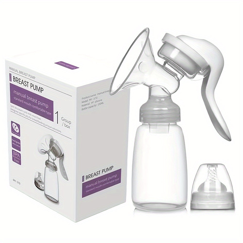 5oz Portable Manual Breast Pump BPA-Free for New Moms Postpartum Nursing