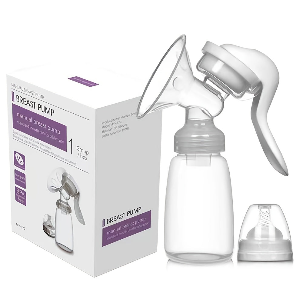 5oz Portable Manual Breast Pump BPA-Free for New Moms Postpartum Nursing