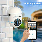 Wireless Security Camera 1440P HD PTZ Night Vision Motion Detection Indoor Outdoor