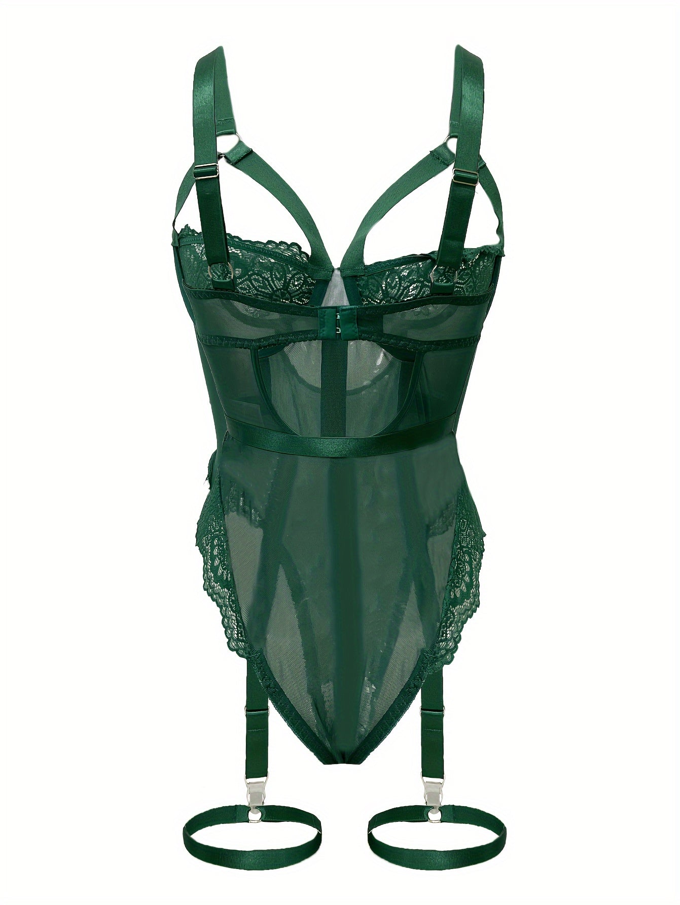 Women's Garter Leg Bodysuit Lingerie Sexy Wear