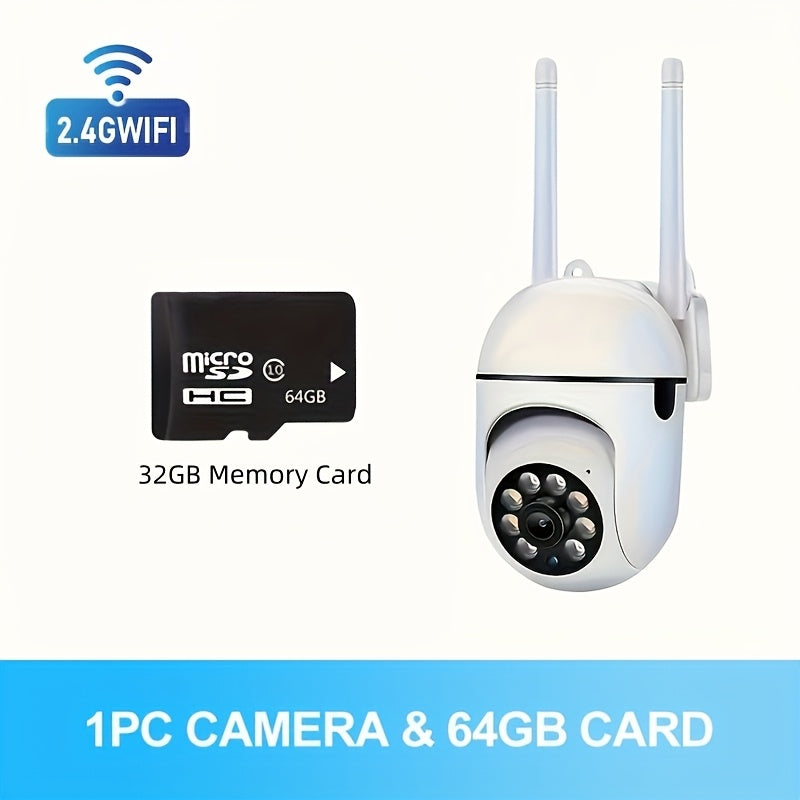 Wireless Security Camera 1080P HD Wi-Fi Motion Detection Night Vision Indoor Surveillance