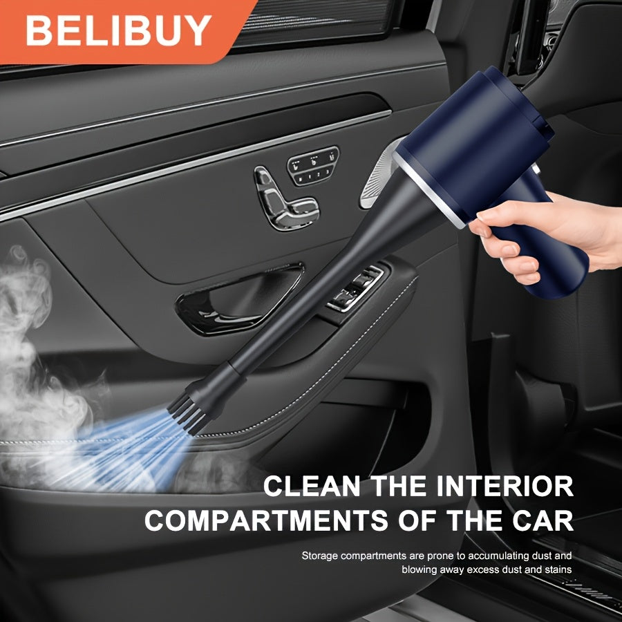 Cordless Handheld Car Vacuum Cleaner with Cyclonic Suction and Blow