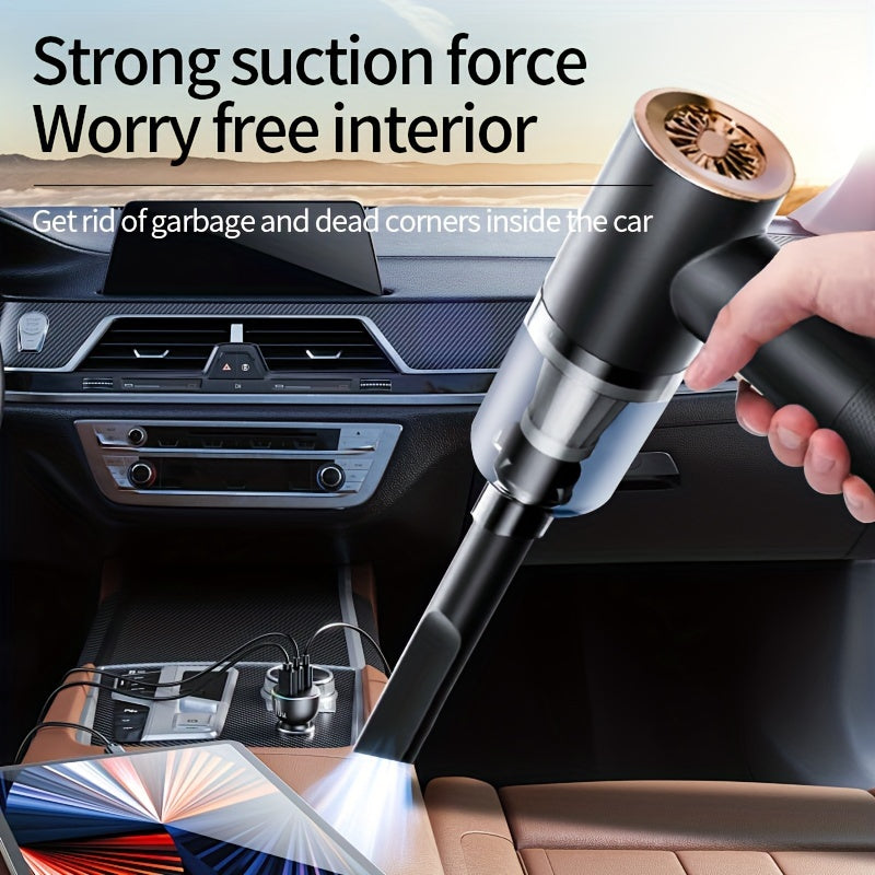 Aspiradora de mano 3 en 1 multifuncional para coche, húmedo y seco, con herramienta para rendijas