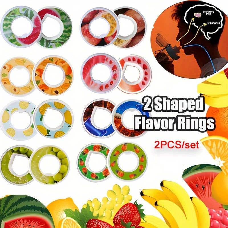 Fruit Flavored Water Bottle Pods for Sports Drinkware Accessories 2 Pack