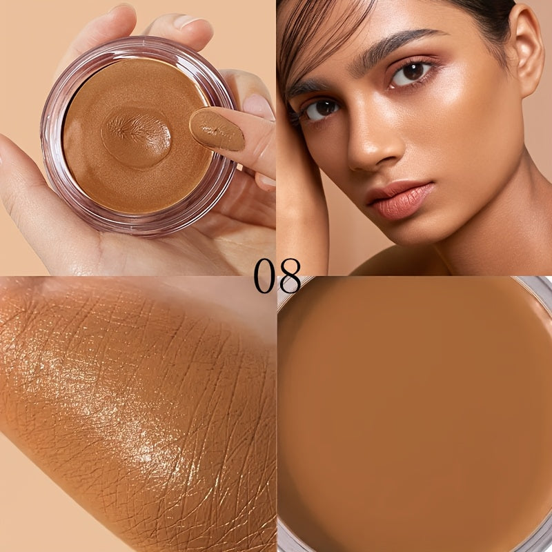 Crema de base para todas las tonalidades de piel de mujer, cobertura total, acabado mate