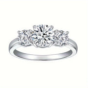 Сногсшибательное обручальное кольцо из серебра 925 пробы с блестящим дизайном, исключительно блестящее кольцо для пальца, украшенное подарочной коробкой