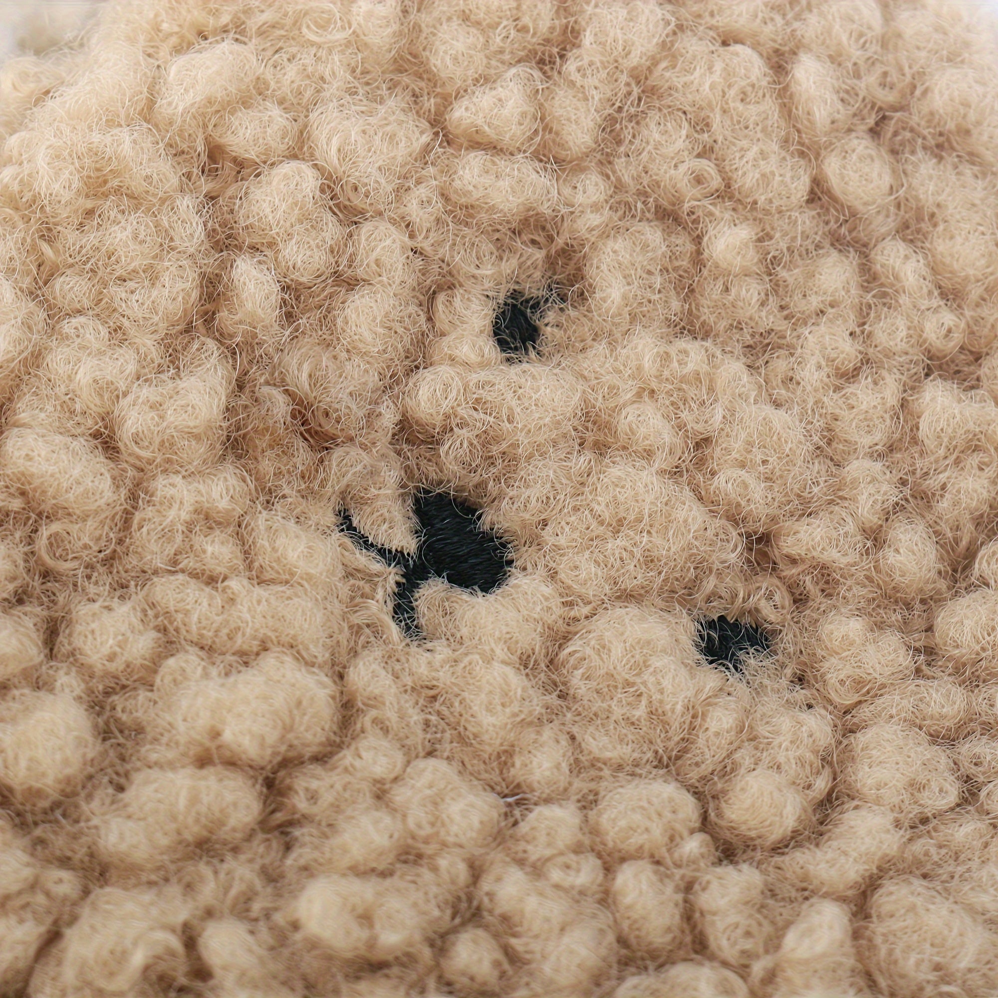 Cartoon Plush Bear Pacifier Clip with Soft Plush and Durable Clip