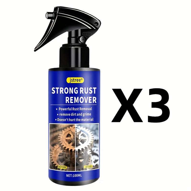 Rust Remover Spray for Cars 3.38oz Multi-Purpose Iron and Powder Cleaner