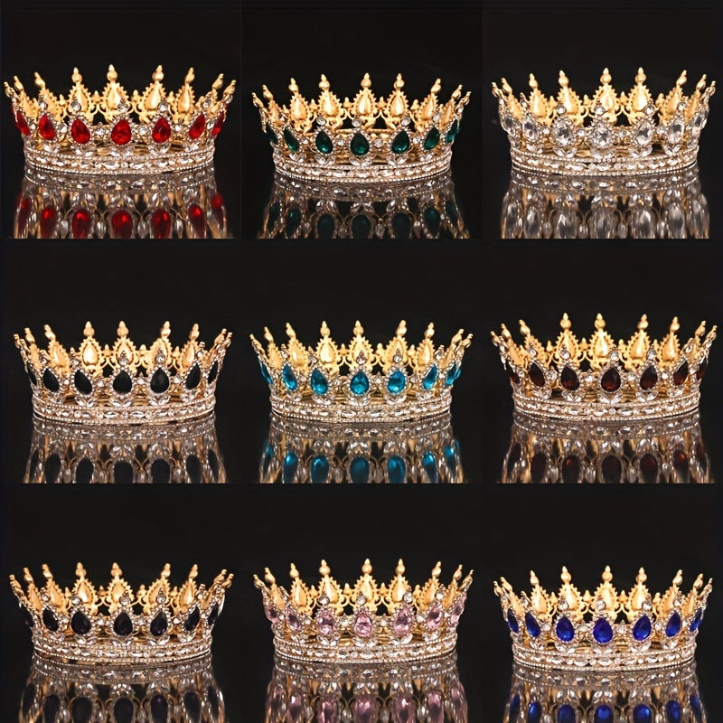 Bridal Tiaras and Crowns with Sparkling Rhinestones for Weddings and Proms