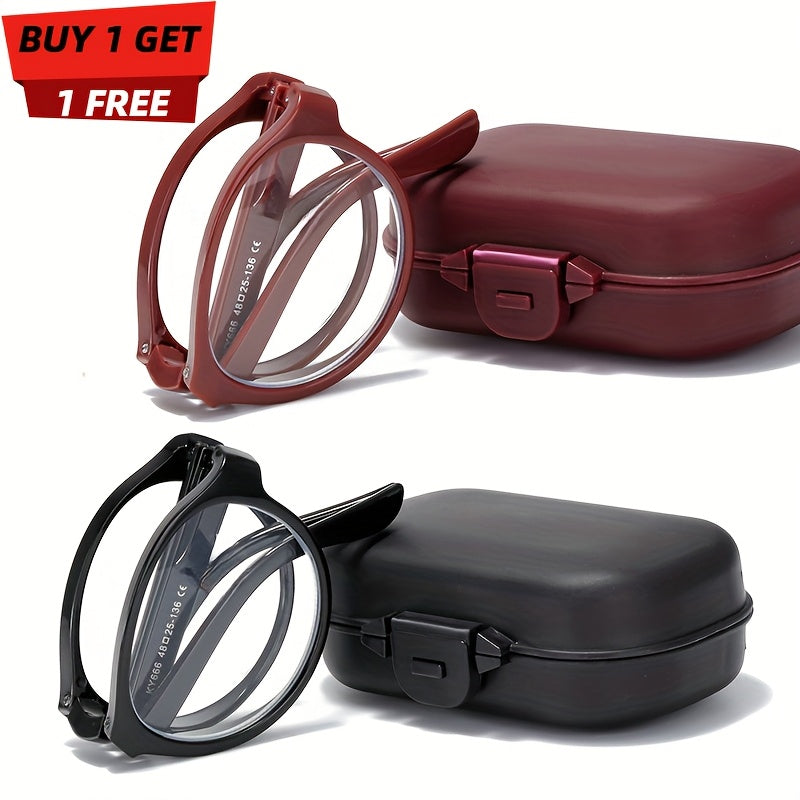 Erkaklar va ayollar uchun zamonaviy egiluvchan o'qish ko'zoynaklari, yuqori sifatli dizayn va portativ o'lcham bilan, presbiopiya uchun mukammal.