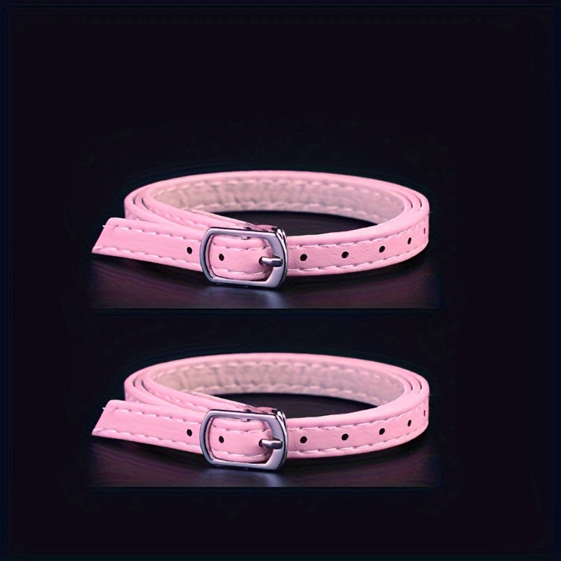 Women's Adjustable High Heel Shoe Straps Ankle Belt Pack of 2