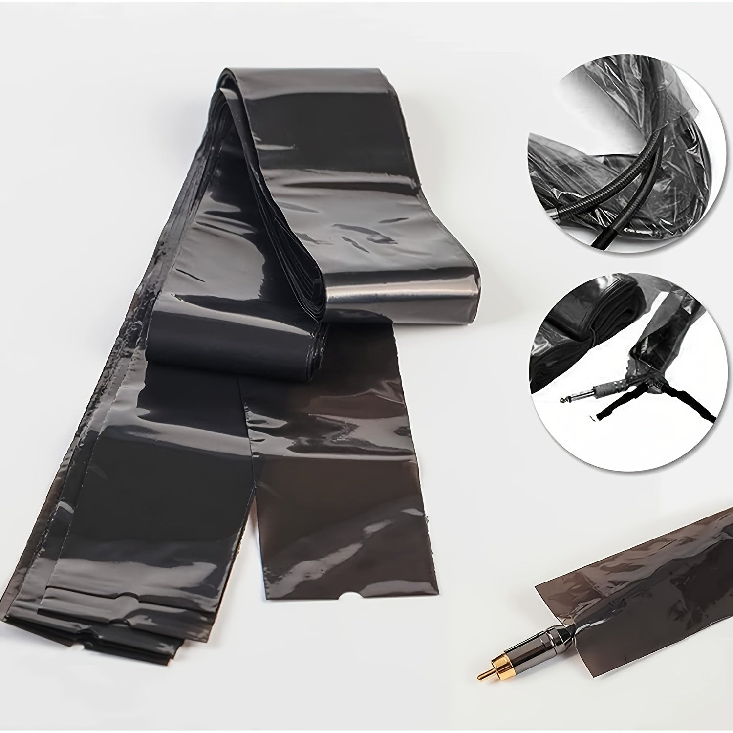 100-Pack Disposable Tattoo Clip Cord Sleeves Unscented Protective Covers