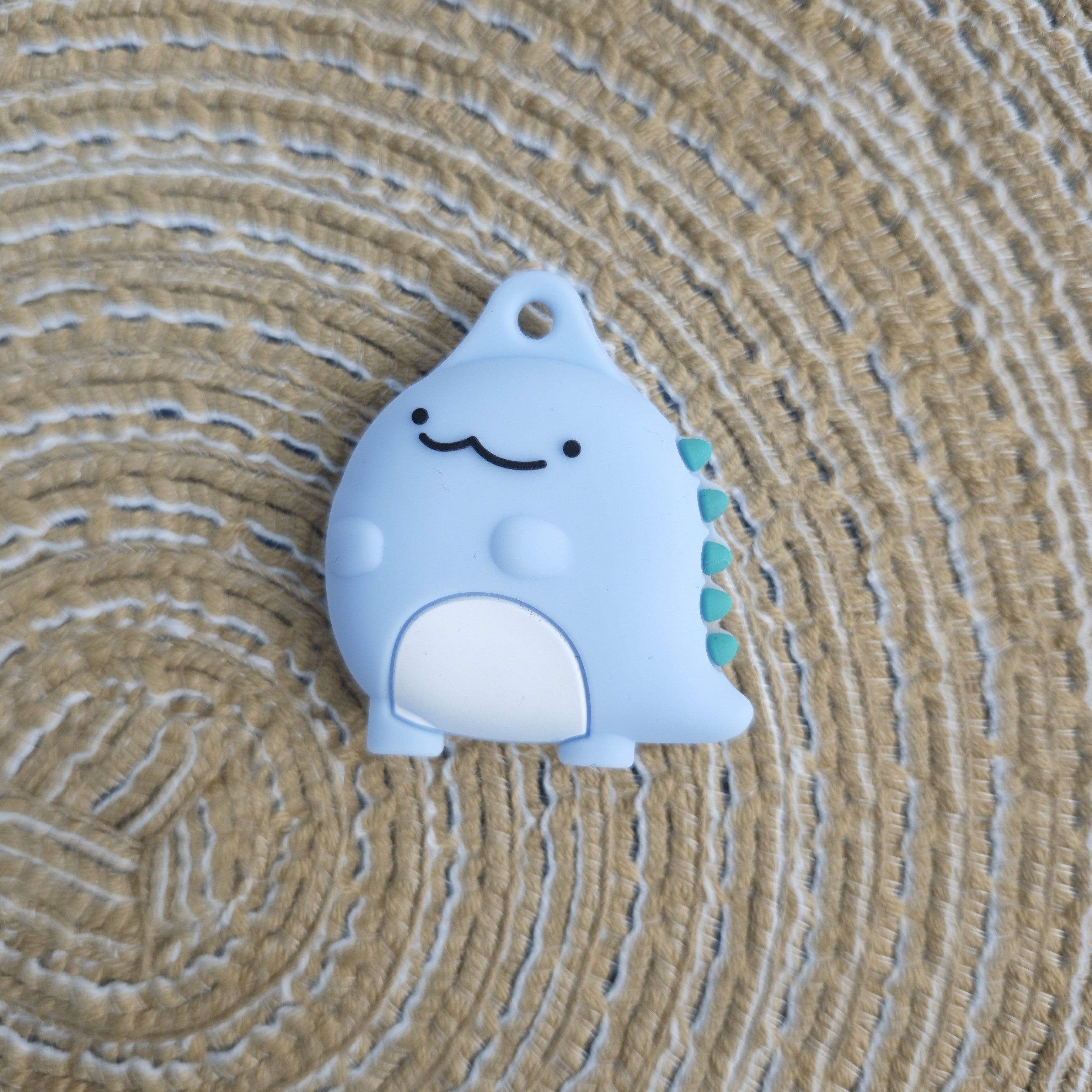 Unisex Silicone Airtag Case Keychain Animal Food Theme Protective Covers