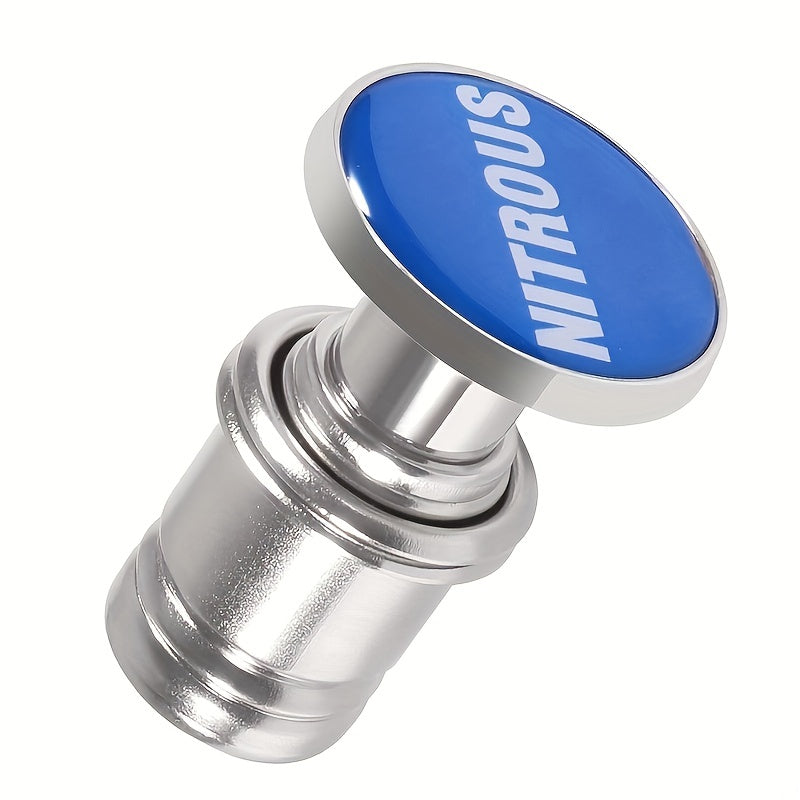 Car Interior Aluminum Dustproof Plug Button 12V Fire Missile Eject Panic Kit