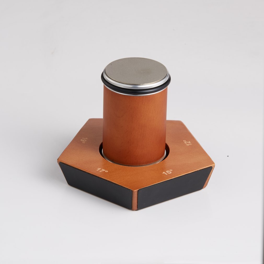 Wooden Knife Sharpener with Magnetic Diamond Whetstone and Adjustable Angles