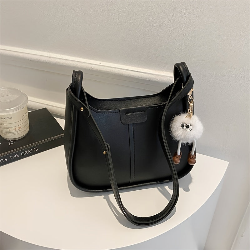 Ayollar uchun katta to'plam sumkasi, fermuar yopilishi bilan, ish yoki yo'l harakati uchun ideal, qahva, qora yoki oq ranglarda mavjud.