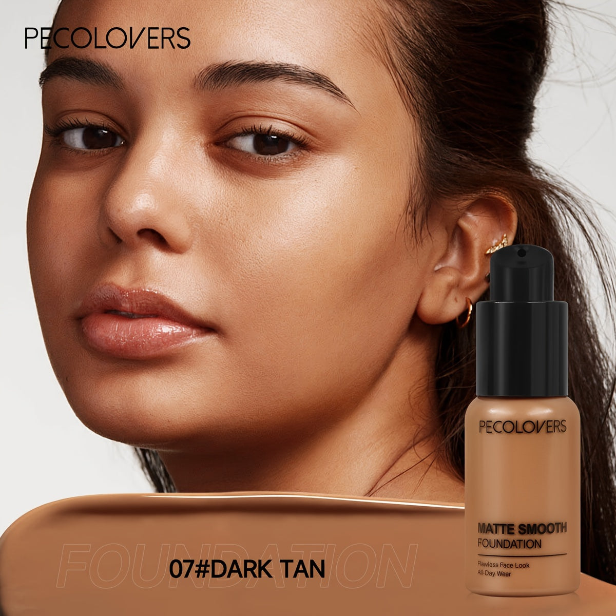 Flawless Liquid Foundation Full Coverage Waterproof Long-Lasting Concealer