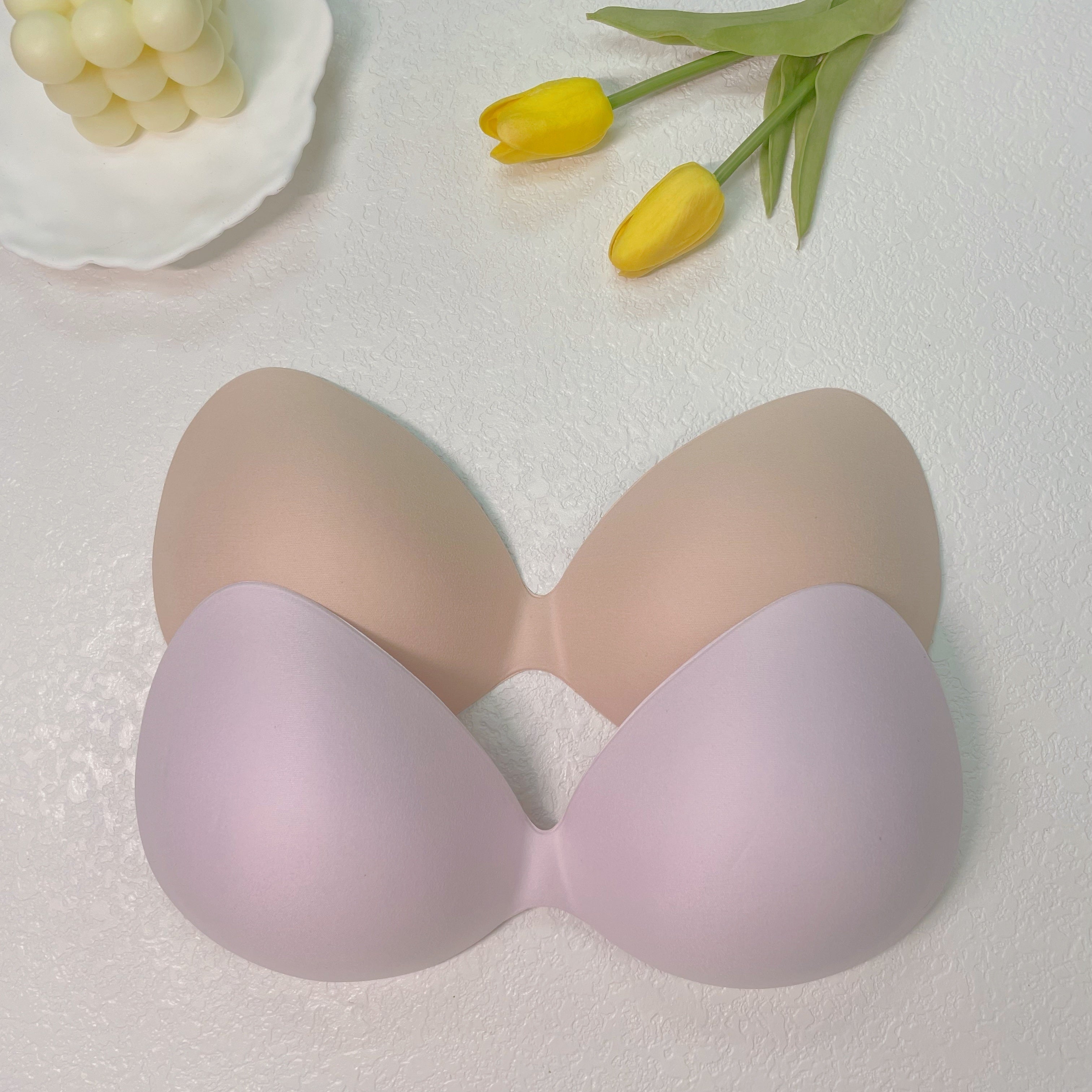 Reusable Solid Bra Insert Pads for Women Seamless Chest Enhancer Underwear Accessories