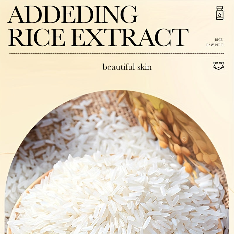 Moisturizing Facial Serum for All Skin Types with Rice Pulp Enzyme Hyaluronic Powder Lysozyme