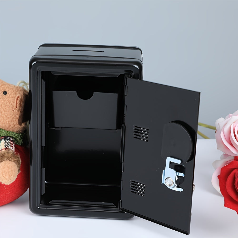 Mini Metal Locker Safe with Single Digit Combination Lock and Key