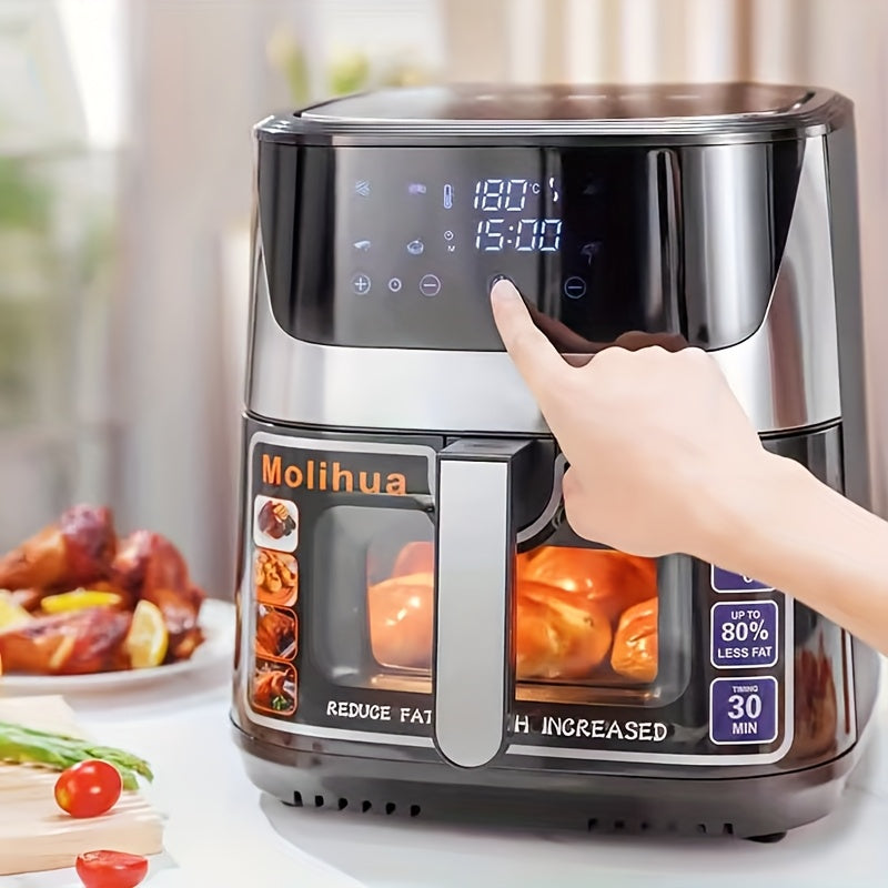 12L Touch Screen Havo Fritüri Kam Yog'li Yog'siz Pishirish 1930W Yevropa Plug