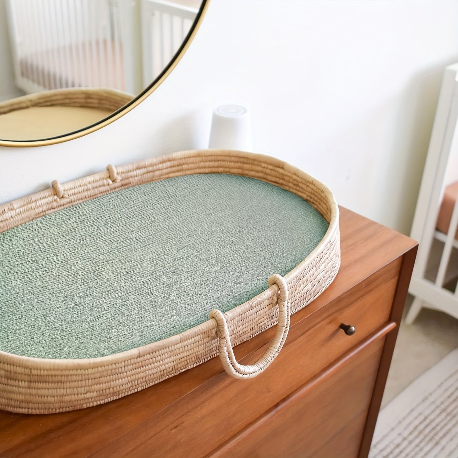 Set of 2 Muslim Crib Sheets 83.82x43.18 cm Soft Breathable Cotton