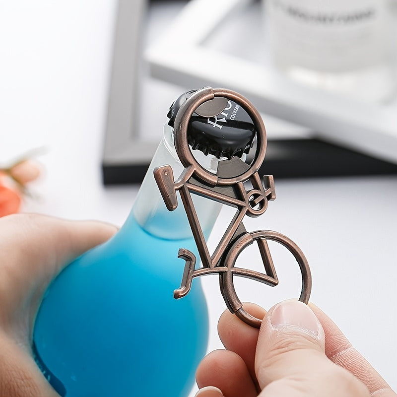 Metal Bicycle-Shaped Beer Bottle Opener for Weddings and Events