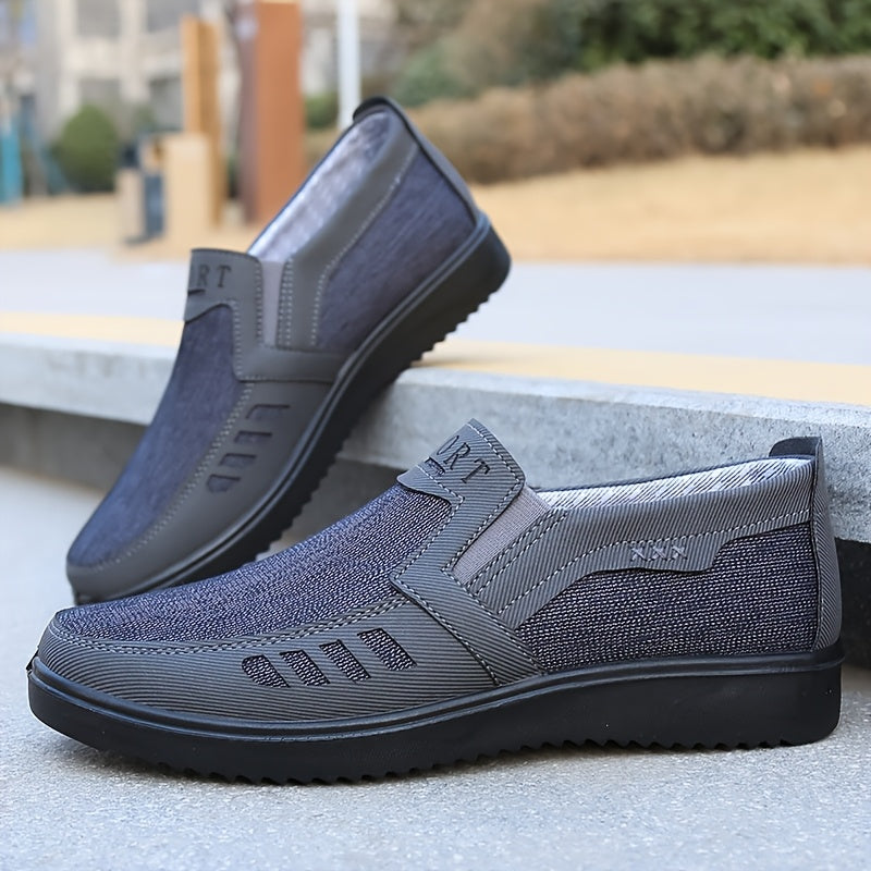 Men's Slip-On Sneakers Non-Slip Sole Casual Outdoor Sports Low Top