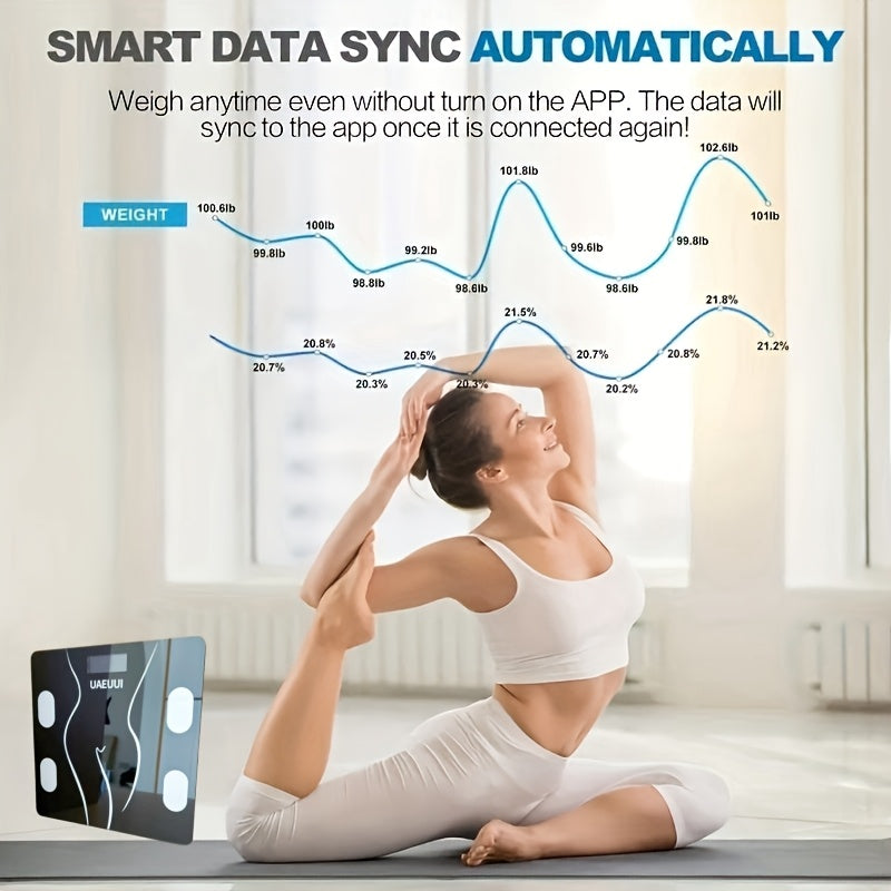 Smart scale for measuring weight body fat and health