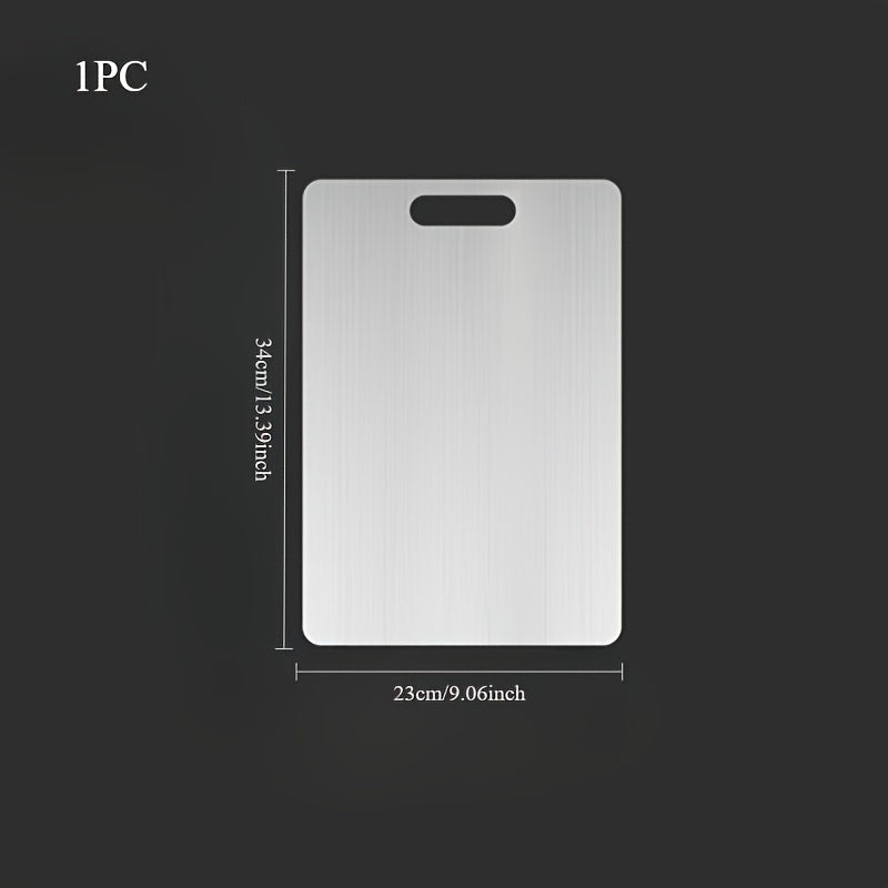 Stainless Steel Double-Sided Cutting Board for Kitchen and Dining