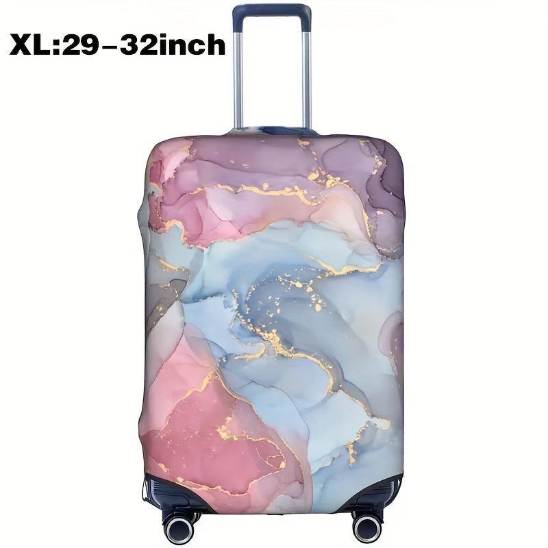 Cartoon Patterned Elastic Luggage Cover for Travel Suitcase or Duffle Case