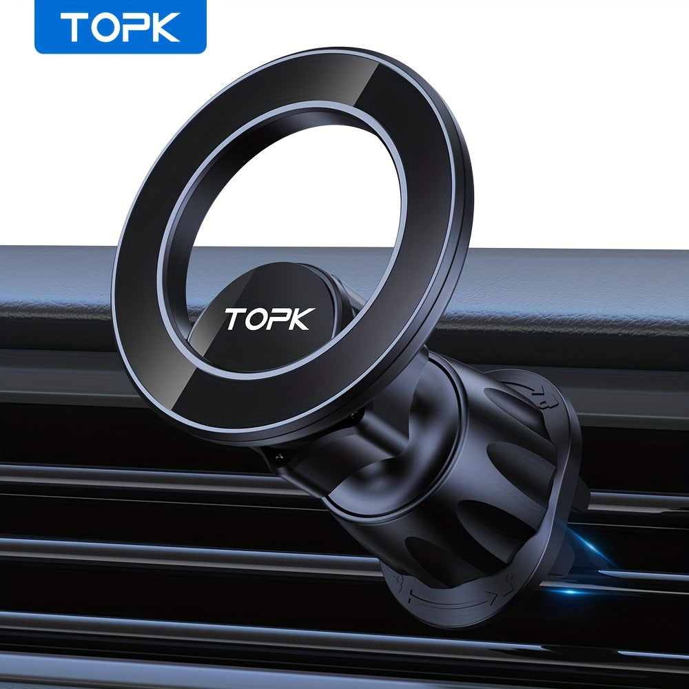Magnetic Car Mount ABS Material 360° Rotation Strong Magnets Air Outlet Holder