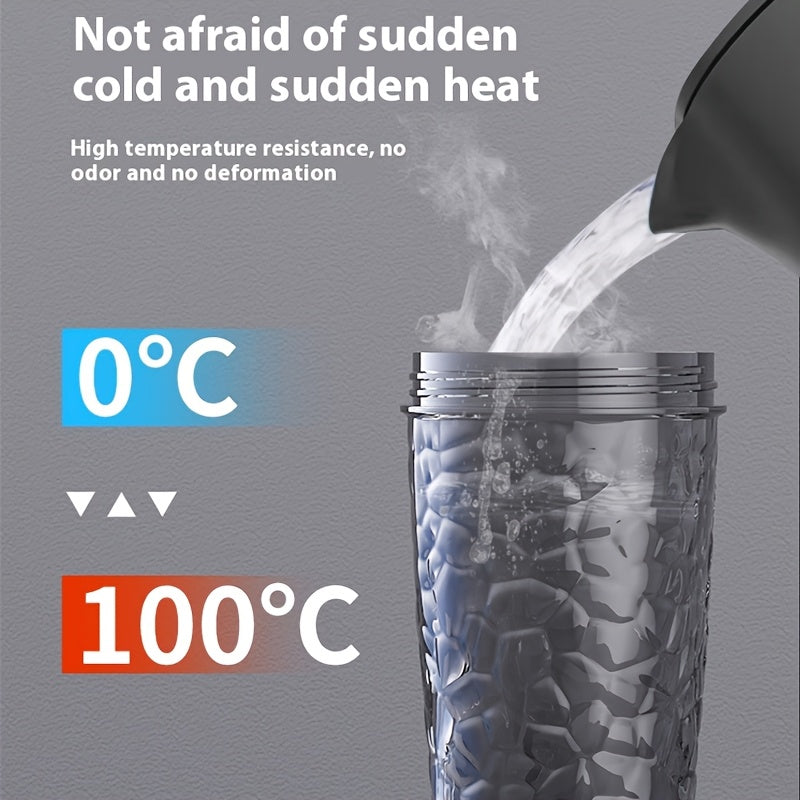 Avtomatik aralashtiruvchi sayohat mug'i, qahva va protein kokteyllari uchun 16oz qora